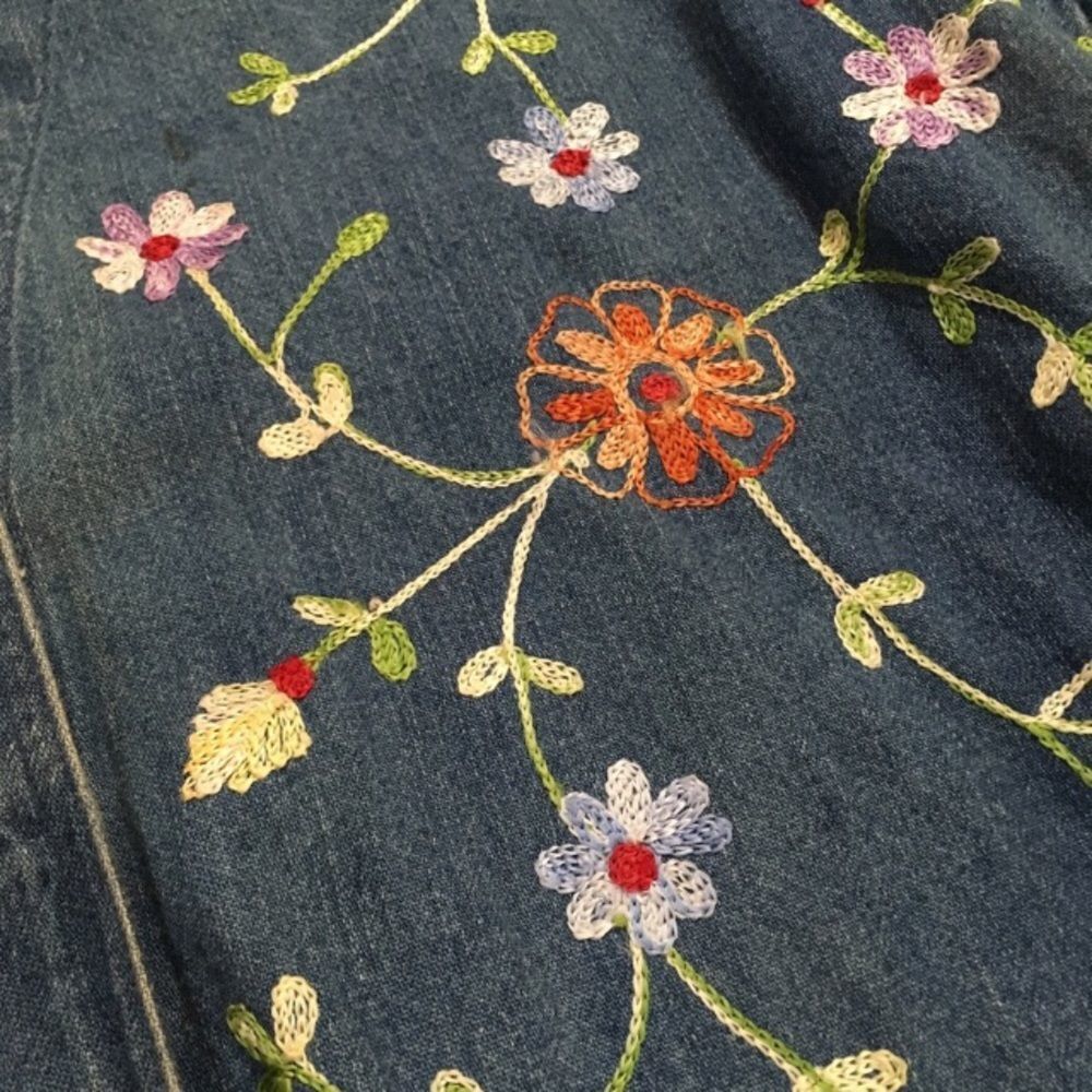 Vintage Bobbie Brooks Embroidered Denim Jacket - Picture 2 of 5